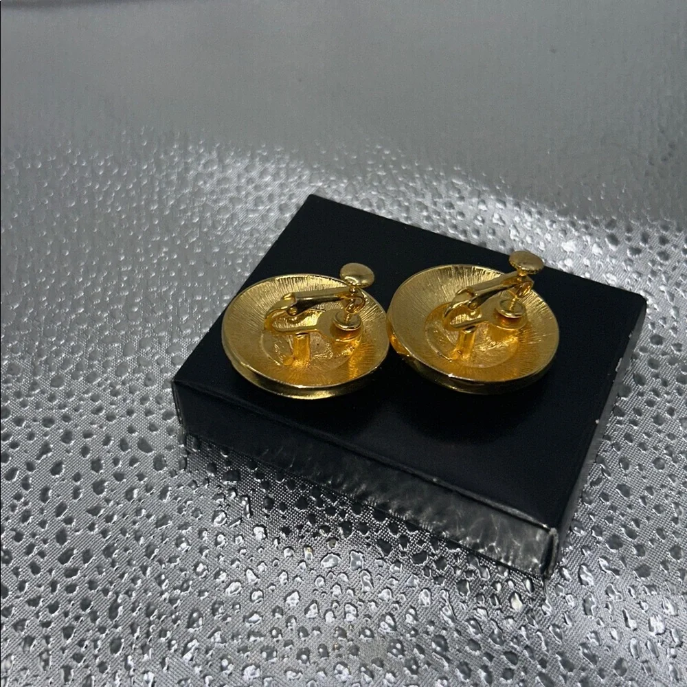 Napier clip earrings